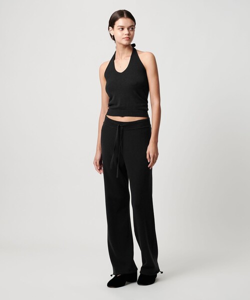 ATTISESSION（アティセッション）の「＜ATTISESSION＞ニット コード パンツ（その他パンツ・レディース・ブラック/ベージュ・36/38）」の11枚目の写真