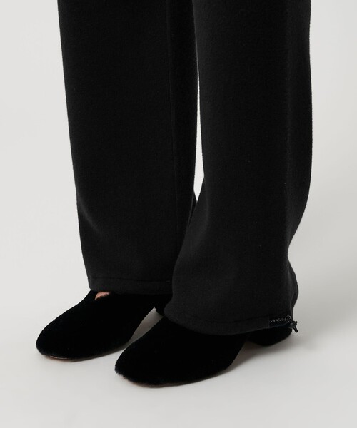 ATTISESSION（アティセッション）の「＜ATTISESSION＞ニット コード パンツ（その他パンツ・レディース・ブラック/ベージュ・36/38）」の19枚目の写真