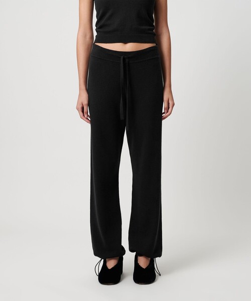 ATTISESSION（アティセッション）の「＜ATTISESSION＞ニット コード パンツ（その他パンツ・レディース・ブラック/ベージュ・36/38）」の3枚目の写真