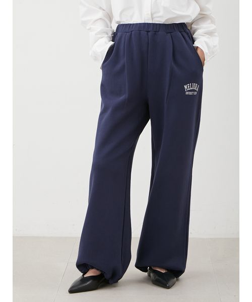 Mila Owen（ミラオーウェン）の「【セットアップ対応】裾ドロストコットンスウェットパンツ（その他パンツ・レディース・ライトグレー/バーガンディー/ネイビー/ライトブルー・0/1）」の3枚目の写真