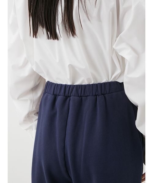 Mila Owen（ミラオーウェン）の「【セットアップ対応】裾ドロストコットンスウェットパンツ（その他パンツ・レディース・ライトグレー/バーガンディー/ネイビー/ライトブルー・0/1）」の9枚目の写真