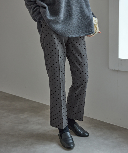 シースルー黒パンツ スローブイエナ スローブ イエナ SLOBE IENA 《WEB限定/追加3予約》ラップ