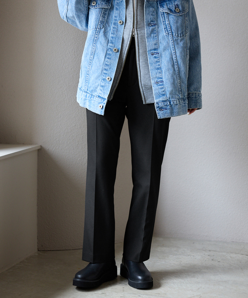 吸湿発熱/WEBのみ4サイズ展開》CIRCULATE WARM スティックパンツ