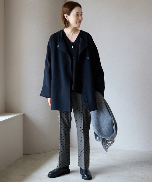 吸湿発熱/WEBのみ4サイズ展開》CIRCULATE WARM スティックパンツ