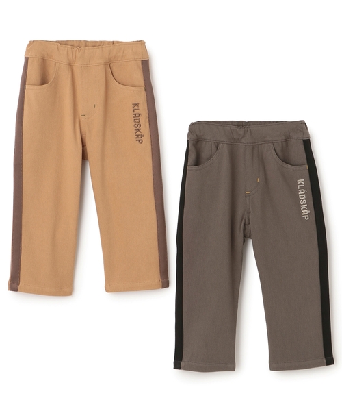kladskap(クレードスコープ)の「ロゴ+サイドラインロング丈ペインターパンツ(その他パンツ・キッズ・ベージュ/チャコール・110cm/100cm/90cm/120cm/130cm)」の11枚目の写真