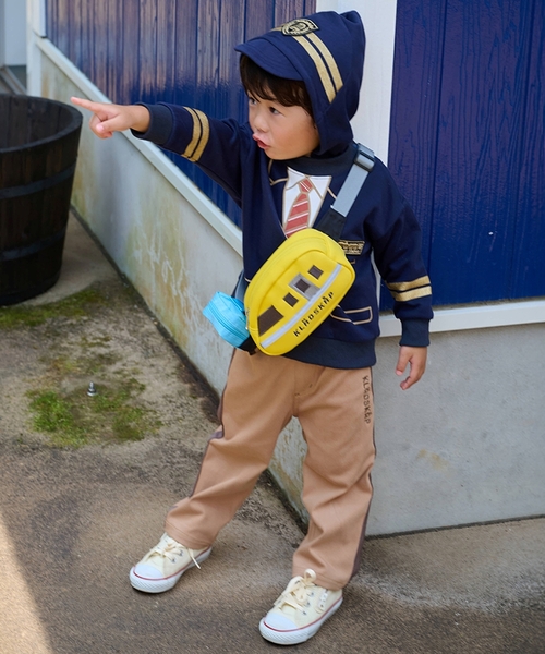 kladskap(クレードスコープ)の「ロゴ+サイドラインロング丈ペインターパンツ(その他パンツ・キッズ・ベージュ/チャコール・110cm/100cm/90cm/120cm/130cm)」の17枚目の写真