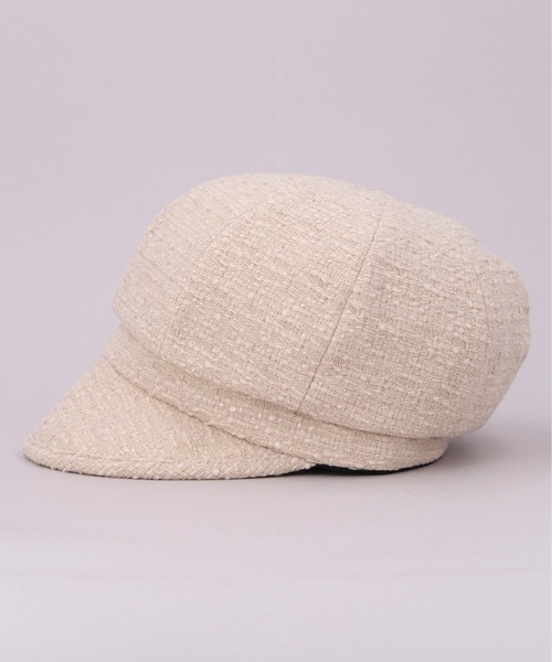 CA4LA(カシラ)の「HK SPAN 5(キャスケット・レディース・ブラック/チャコールグレー/ベージュ・ONESIZE)」の5枚目の写真