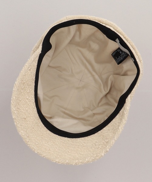 CA4LA(カシラ)の「HK SPAN 5(キャスケット・レディース・ブラック/チャコールグレー/ベージュ・ONESIZE)」の7枚目の写真