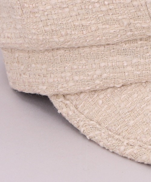 CA4LA(カシラ)の「HK SPAN 5(キャスケット・レディース・ブラック/チャコールグレー/ベージュ・ONESIZE)」の8枚目の写真