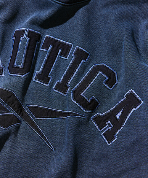 NAUTICA（ノーティカ）の「Reebok×NAUTICA/リーボック×ノーティカ 【Exclusive】 ダブルネーム アーチロゴ ピグメント ヘビーウェイト クルーネックスウェット（スウェット・メンズ・イエロー/ブラック/ネイビー・LARGE/SMALL/X-LARGE/MEDIUM）」の20枚目の写真