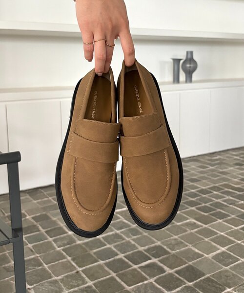 CAPRICIEUX LE'MAGE（カプリシューレマージュ）の「スエードローファー（ローファー・レディース・ブラック/ベージュ・38/36/37）」の10枚目の写真