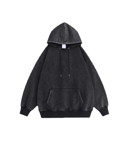 SHIBUYA Zy.(シブヤジー)の「無敵のユルさ!フェードブラックパーカー(パーカー・メンズ・ブラック・XL/L/M)」の2枚目の写真