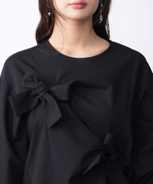 PICCIN（ピッチン）の「リボンブラウス（シャツ/ブラウス・レディース・ブラック・M）」の9枚目の写真