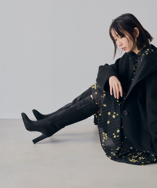 SEVEN TWELVE THIRTY(セヴントゥエルヴサーティー)の「スタックヒールセミルーズブーツ(ブーツ・レディース・ブラック系その他/ブラウン系その他/ブラック・24.5cm/24cm/23.5cm/23cm/22.5cm)」の17枚目の写真