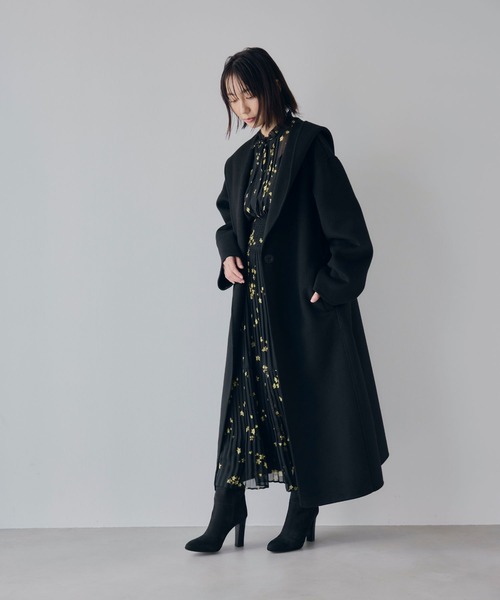 SEVEN TWELVE THIRTY(セヴントゥエルヴサーティー)の「スタックヒールセミルーズブーツ(ブーツ・レディース・ブラック系その他/ブラウン系その他/ブラック・24.5cm/24cm/23.5cm/23cm/22.5cm)」の18枚目の写真