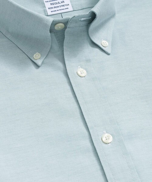 BROOKS BROTHERS(ブルックスブラザーズ)の「ストレッチオックスフォード GFロゴ ショートスリーブカジュアルシャツ Regular Fit(シャツ/ブラウス・メンズ・グリーン/レッド/グレー・X-LARGE/LARGE/MEDIUM/SMALL)」の6枚目の写真