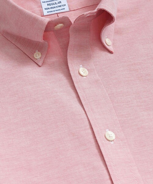 BROOKS BROTHERS(ブルックスブラザーズ)の「ストレッチオックスフォード GFロゴ ショートスリーブカジュアルシャツ Regular Fit(シャツ/ブラウス・メンズ・グリーン/レッド/グレー・X-LARGE/LARGE/MEDIUM/SMALL)」の8枚目の写真