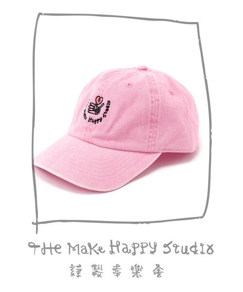 The Make Happy Studio（ザメイクハッピーストゥディオ）の「The Make Happy Studio/ザメイクハッピーストゥディオ/HEART CAP（キャップ・メンズ・ブルー/ブラック/ピンク・F）」の18枚目の写真