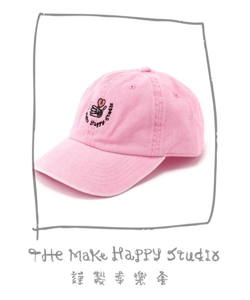 The Make Happy Studio（ザメイクハッピーストゥディオ）の「The Make Happy Studio/ザメイクハッピーストゥディオ/HEART CAP（キャップ・メンズ・ブルー/ブラック/ピンク・F）」の8枚目の写真
