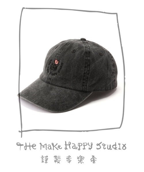 The Make Happy Studio（ザメイクハッピーストゥディオ）の「The Make Happy Studio/ザメイクハッピーストゥディオ/HEART CAP（キャップ・メンズ・ブルー/ブラック/ピンク・F）」の15枚目の写真