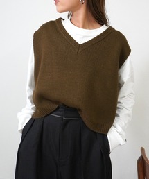 gossara（ゴサラ）の「バルキーニットベスト（ベスト）」