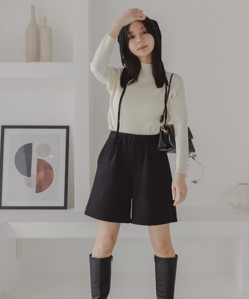 Petitjo（プッチージョ）の「小さいサイズ　ショートパンツ　低身長さん・小柄女性（その他パンツ・レディース・キナリ/ブラック・PSS/PS/PM/PL）」の14枚目の写真