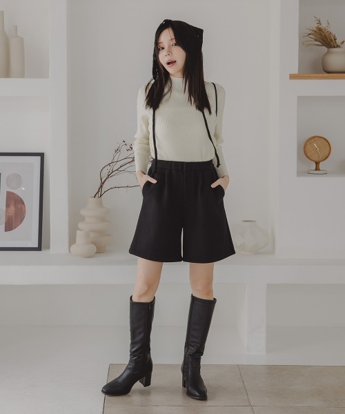 Petitjo（プッチージョ）の「小さいサイズ　ショートパンツ　低身長さん・小柄女性（その他パンツ・レディース・キナリ/ブラック・PSS/PS/PM/PL）」の16枚目の写真