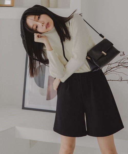 Petitjo（プッチージョ）の「小さいサイズ　ショートパンツ　低身長さん・小柄女性（その他パンツ・レディース・キナリ/ブラック・PSS/PS/PM/PL）」の18枚目の写真