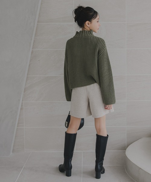 Petitjo（プッチージョ）の「小さいサイズ　ショートパンツ　低身長さん・小柄女性（その他パンツ・レディース・キナリ/ブラック・PSS/PS/PM/PL）」の11枚目の写真