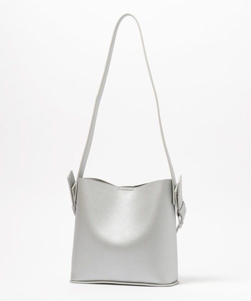 LEPSIM(レプシィム)の「アジャストベルトバッグ 595115(ショルダーバッグ・レディース・シルバー/ブラック/モカ・ONE SIZE)」の22枚目の写真