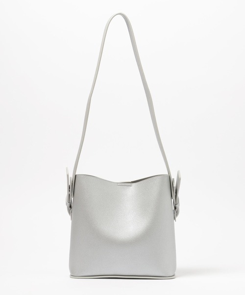 LEPSIM(レプシィム)の「アジャストベルトバッグ 595115(ショルダーバッグ・レディース・シルバー/ブラック/モカ・ONE SIZE)」の7枚目の写真