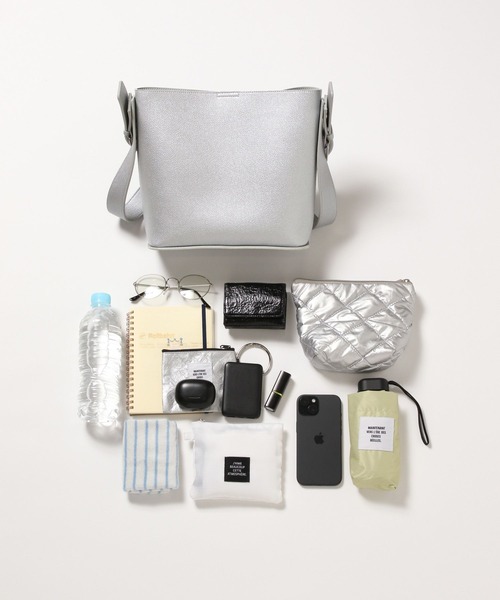 LEPSIM(レプシィム)の「アジャストベルトバッグ 595115(ショルダーバッグ・レディース・シルバー/ブラック/モカ・ONE SIZE)」の16枚目の写真