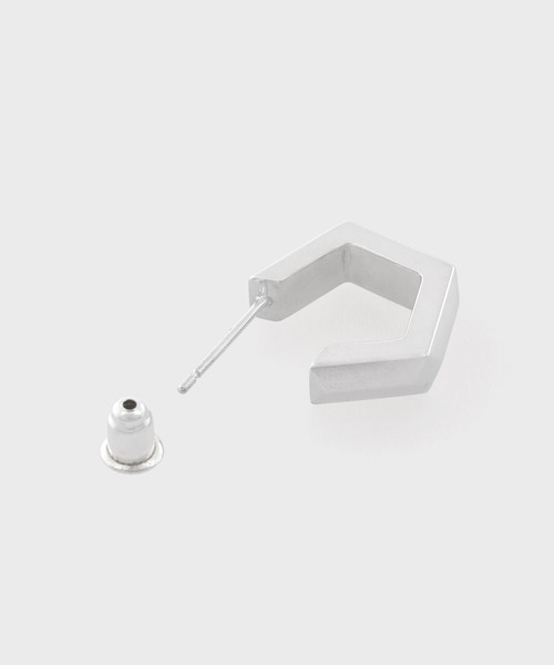 Paul Smith(ポールスミス)の「“Pentagon Rutilated Quartz” シングルピアス【250917 270R】(ピアス(片耳用)・メンズ・シルバー・FREE)」の2枚目の写真