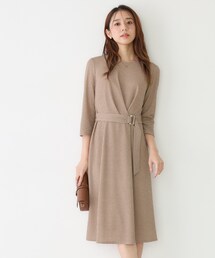 COUP DE CHANCE（クードシャンス）の「【手洗い可／日本製】ジャージ素材のプリント柄ワンピース（ワンピース）」