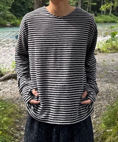 seesee ボーダーTシャツ　ブラック　シーシー　カットソー 楽天市場】SEE SEE×URBS SEESEE シーシー 国内正規 SUPER BIG ROUND SS