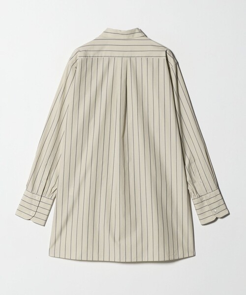 ＜conte＞コットンストライプ レギュラーカラーシャツ セール】＜conte＞コットン ストライプ レギュラーカラーシャツ