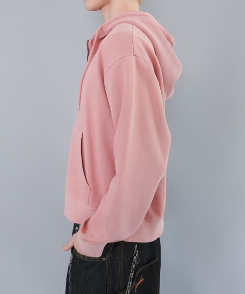 セール】短丈ダブルジップパーカー/プレーン/無地/カモフラージュ