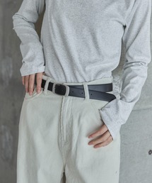 feepur | スクエアバックルフェイクレザーベルト(ベルト)