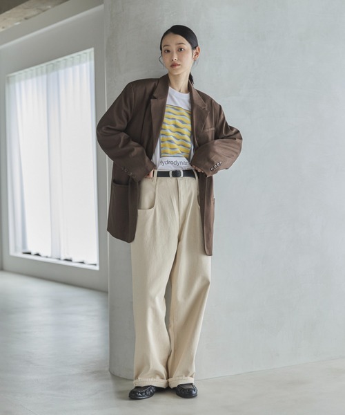 feepur（フェピュール）の「スクエアバックルフェイクレザーベルト（ベルト・レディース・ブラック・MEDIUM）」の3枚目の写真