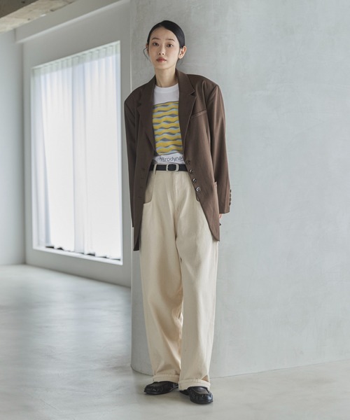 feepur（フェピュール）の「スクエアバックルフェイクレザーベルト（ベルト・レディース・ブラック・MEDIUM）」の4枚目の写真