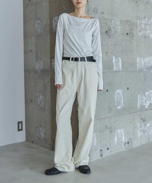 feepur（フェピュール）の「スクエアバックルフェイクレザーベルト（ベルト・レディース・ブラック・MEDIUM）」の12枚目の写真