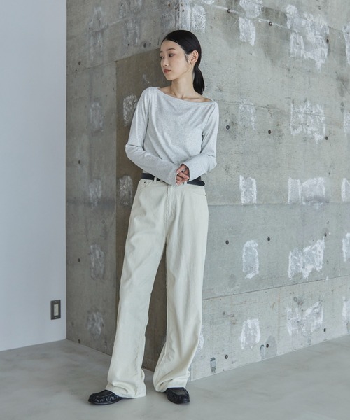 feepur（フェピュール）の「スクエアバックルフェイクレザーベルト（ベルト・レディース・ブラック・MEDIUM）」の13枚目の写真