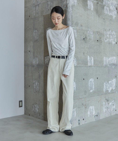 feepur（フェピュール）の「スクエアバックルフェイクレザーベルト（ベルト・レディース・ブラック・MEDIUM）」の15枚目の写真