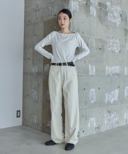 feepur（フェピュール）の「スクエアバックルフェイクレザーベルト（ベルト・レディース・ブラック・MEDIUM）」の16枚目の写真