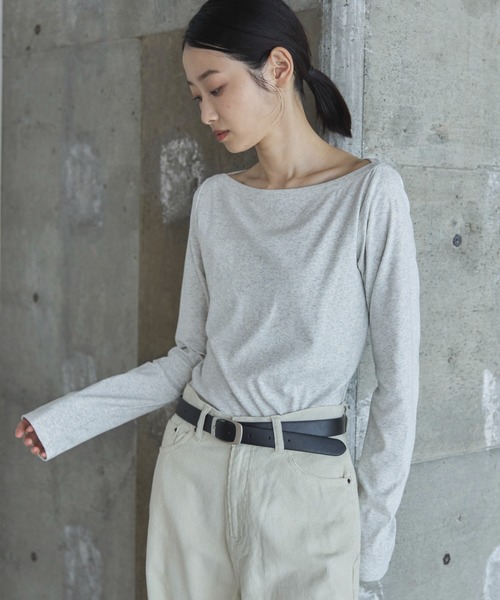 feepur（フェピュール）の「スクエアバックルフェイクレザーベルト（ベルト・レディース・ブラック・MEDIUM）」の18枚目の写真