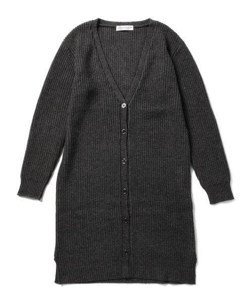 B:MING by BEAMS(ビーミングバイビームス)の「ビーミング by ビームス / 畦編みロングカーディガン(カーディガン/ボレロ・レディース・グレー/ベージュ・ONE SIZE)」の8枚目の写真