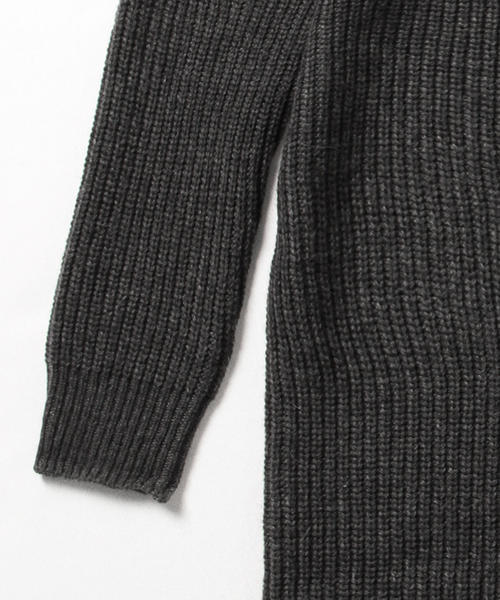 B:MING by BEAMS(ビーミングバイビームス)の「ビーミング by ビームス / 畦編みロングカーディガン(カーディガン/ボレロ・レディース・グレー/ベージュ・ONE SIZE)」の14枚目の写真