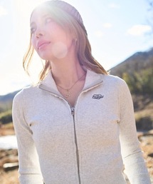 ELEMENT eden（エレメントエデン）の「ELEMENT レディース TIGHT RIB FULL ZIP W スウェットジャケット 【2025年秋冬モデル】/エレメントショート丈ダブルジップスウェットトップス（カーディガン/ボレロ）」