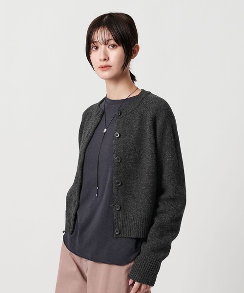 ウールニット ショートカーディガン（カーディガン/ボレロ