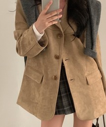 UP START（アップスタート）の「【LAMPOON】フェイクスエードテーラードジャケット（テーラードジャケット）」